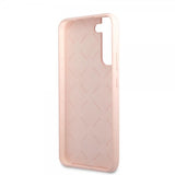 Guess Samsung Galaxy S22 Plus Deksel Script Metal Logo Pale Pink