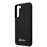 Guess Samsung Galaxy S22 Deksel Script Metal Logo Svart