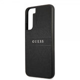 Guess Samsung Galaxy S22 Deksel Saffiano Metal Logo Svart