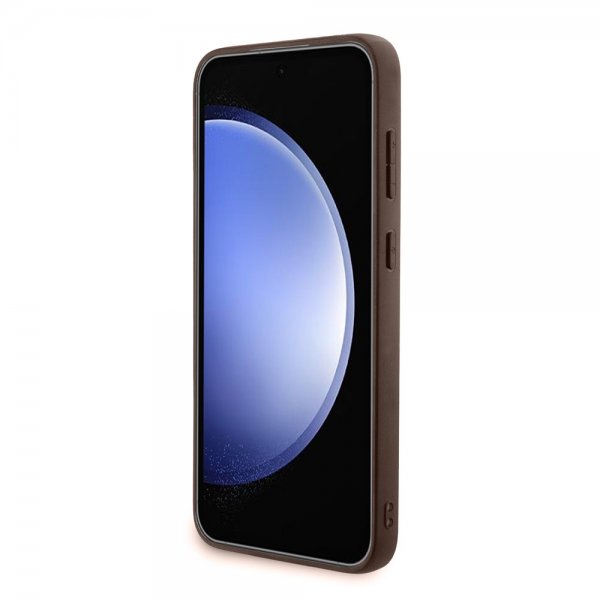Guess Samsung Galaxy S23 FE Deksel 4G Metal Logo Brun