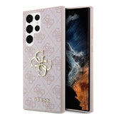 Guess Samsung Galaxy S23 Ultra Deksel 4G Logo Rosa
