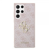 Guess Samsung Galaxy S23 Ultra Deksel 4G Logo Rosa