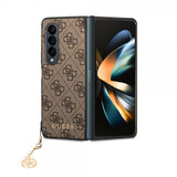 Guess Samsung Galaxy Z Fold 4 Deksel 4G Charms Brun