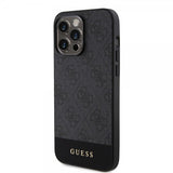 Guess iPhone 15 Pro Max Deksel Bottom Stripe MagSafe Svart