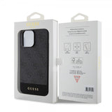 Guess iPhone 15 Pro Max Deksel Bottom Stripe MagSafe Svart