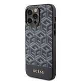 Guess iPhone 15 Pro Max Deksel G Cube MagSafe Svart