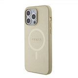 Guess iPhone 15 Pro Max Deksel Saffiano MagSafe Beige
