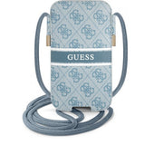 Guess Pouch 4G Logo Medium Blå