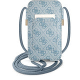 Guess Pouch 4G Logo Medium Blå