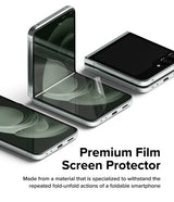 Ringke Samsung Galaxy Z Flip 5 Skjermbeskytter Dual Easy Film 2-pakning