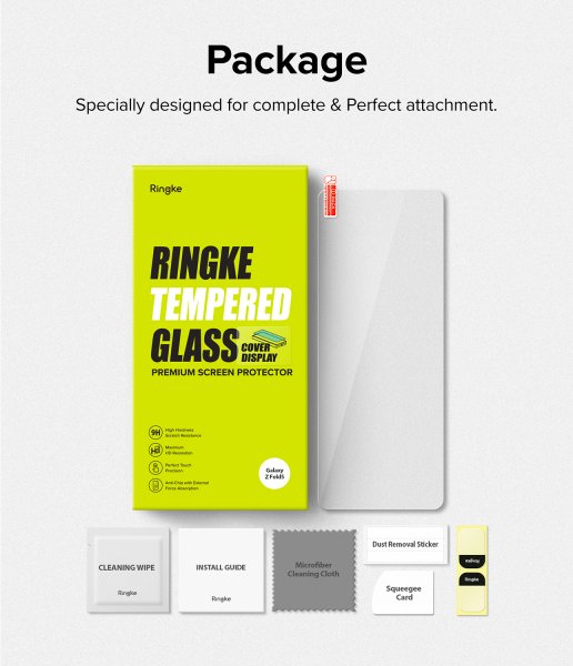 Ringke Samsung Galaxy Z Fold 5 Skjermbeskytter Cover Display Protector Glass