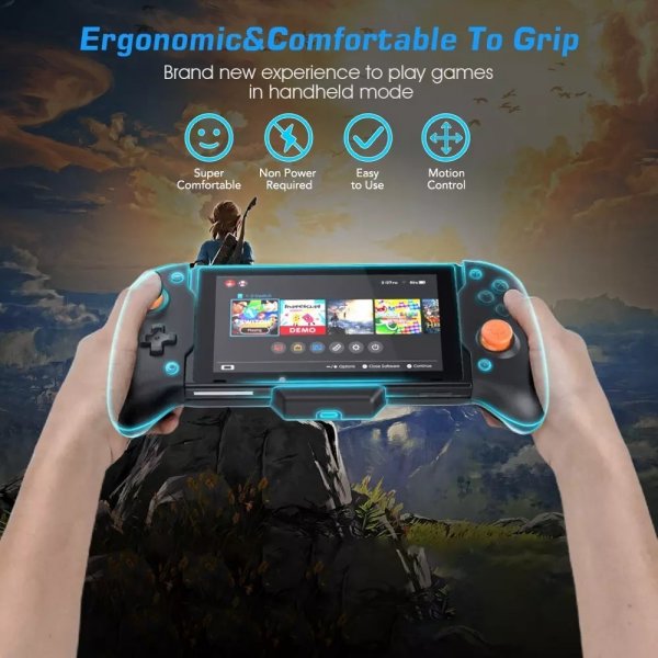 Dobe Håndholdt spillkontroller med etui for Nintendo Switch