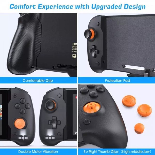Dobe Håndholdt spillkontroller med etui for Nintendo Switch