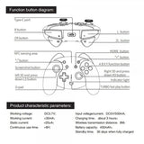 Ipega Håndkontroll for Nintendo Switch Hvit Blå