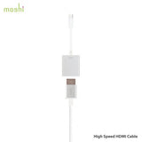Moshi High Speed HDMI -kabel 2m Hvit