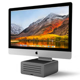 Twelve South HiRise Pro Displayhylla Svart/Brunt Trä
