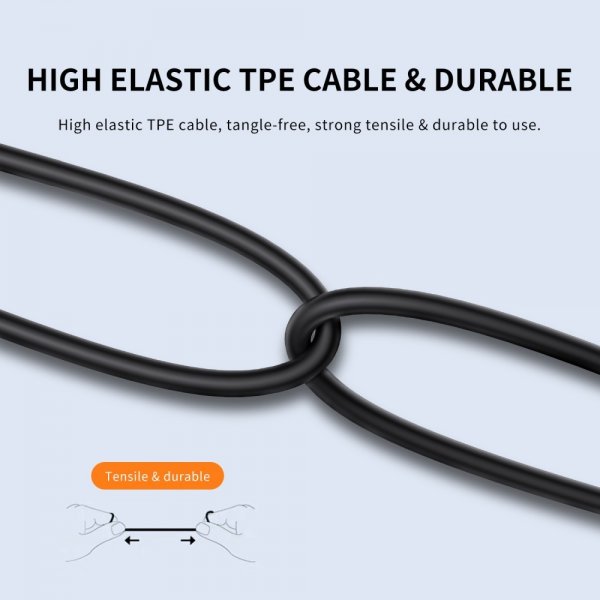 Joyroom Hodetelefoner JR-EC03 USB-C Svart