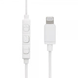 Streetz Hodetelefoner L200 Lightning Earbuds Hvit