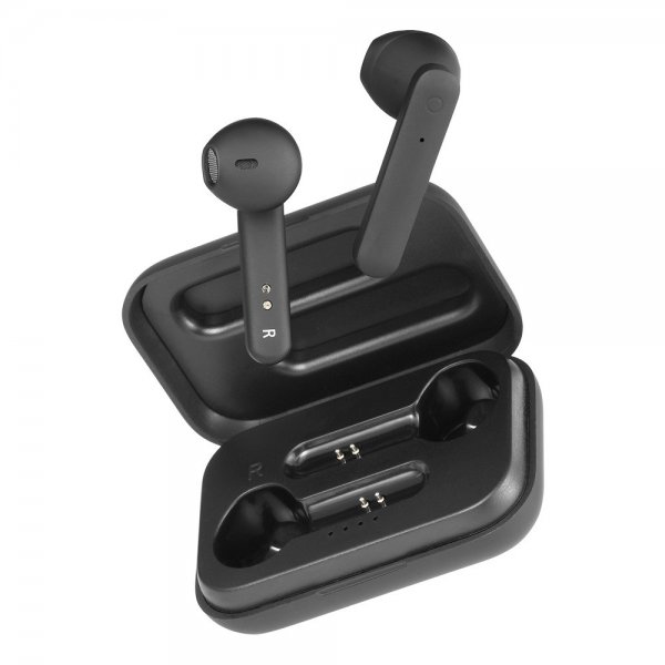 Streetz Hodetelefoner T110 Wireless Earbuds Semi-In-Ear Matte Svart
