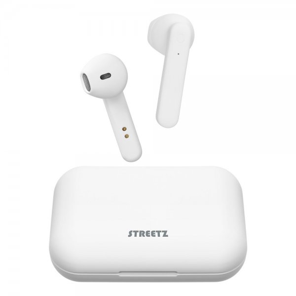 Streetz Hodetelefoner T110 Wireless Earbuds Semi-In-Ear Hvit
