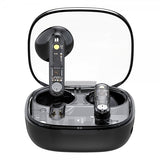 Streetz Hodetelefoner T150 Transparent True Wireless Earbuds Svart