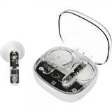 Streetz Hodetelefoner T150 Transparent True Wireless Earbuds Hvit