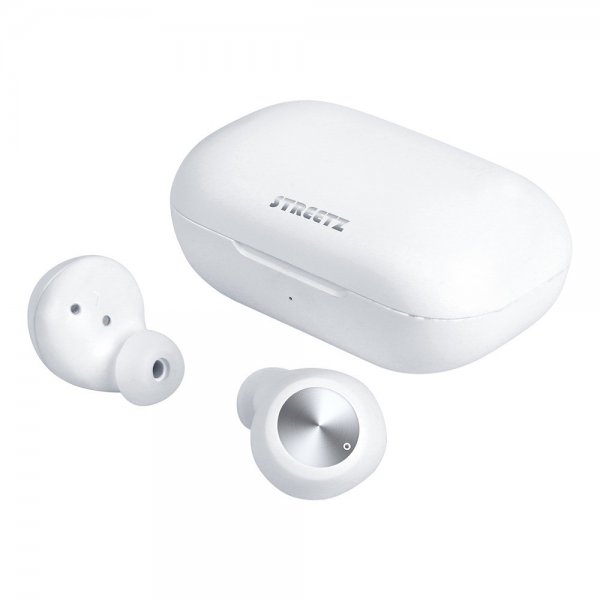 Streetz Hodetelefoner T210 Wireless Earbuds In-Ear Hvit