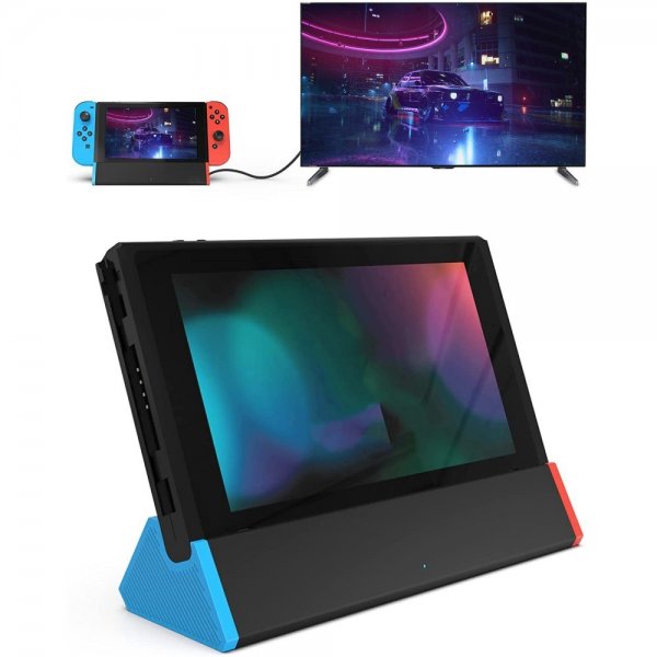 Hub til Nintendo Switch Switch/Switch OLED HDMI med Ethernet USB
