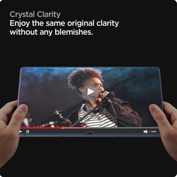 Spigen Samsung Galaxy Tab S8 Ultra Skjermbeskytter GLAS.tR EZ Fit