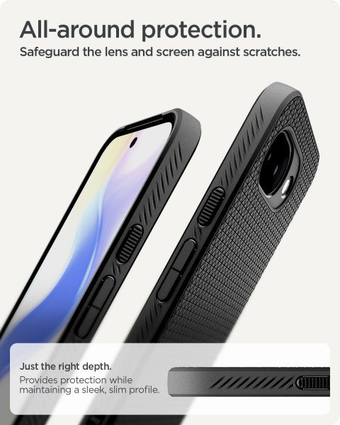 Spigen Google Pixel 10a Deksel Liquid Air Matte Black