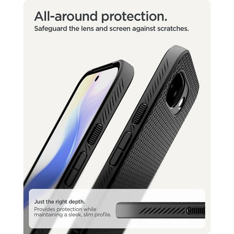 Spigen Google Pixel 10a Deksel Liquid Air Matte Black