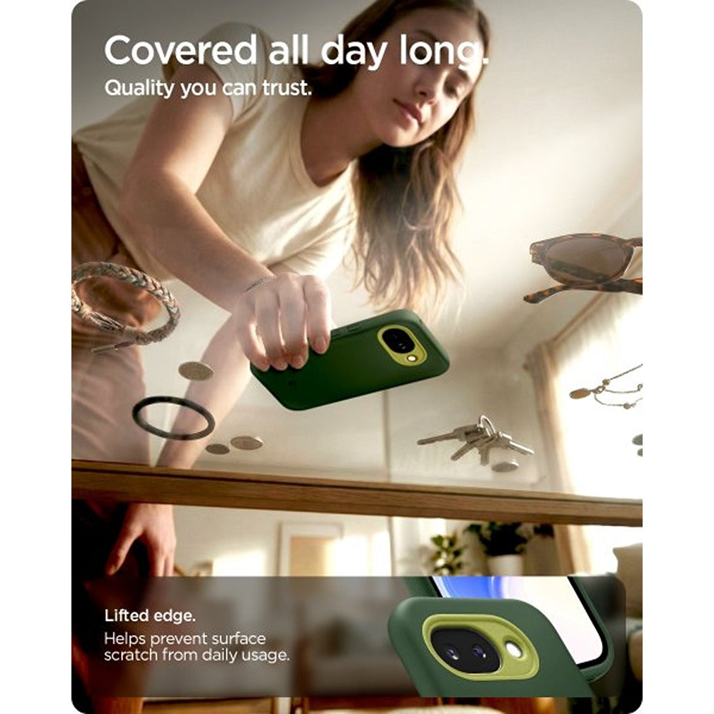 Spigen Google Pixel 10a Deksel Nano Pop MagFit Avo Green