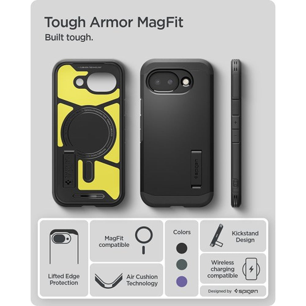 Spigen Google Pixel 10a Deksel Tough Armor MagFit Svart