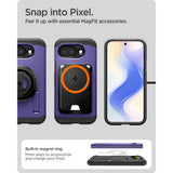 Spigen Google Pixel 10a Deksel Tough Armor MagFit Ash Violet