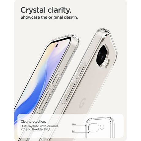 Spigen Google Pixel 10a Deksel Ultra Hybrid Crystal Clear