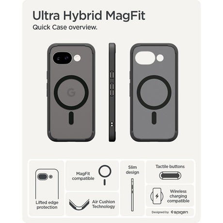 Spigen Google Pixel 10a Deksel Ultra Hybrid MagFit Frost Black