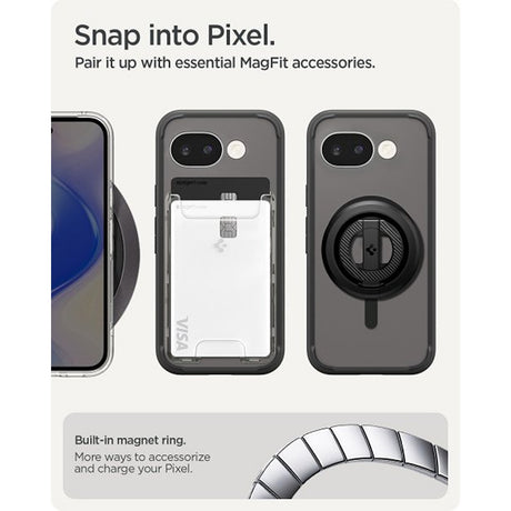Spigen Google Pixel 10a Deksel Ultra Hybrid MagFit Frost Black