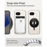 Spigen Google Pixel 10a Deksel Ultra Hybrid MagFit Clear Graphite