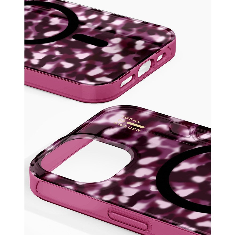 Ideal of Sweden iPhone 13/14/15/16e/17e Klar deksel med MagSafe Cherry Crush