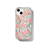 Ideal of Sweden iPhone 13/14/15/16e/17e Deksel Clear Case MagSafe Tulip Bloom