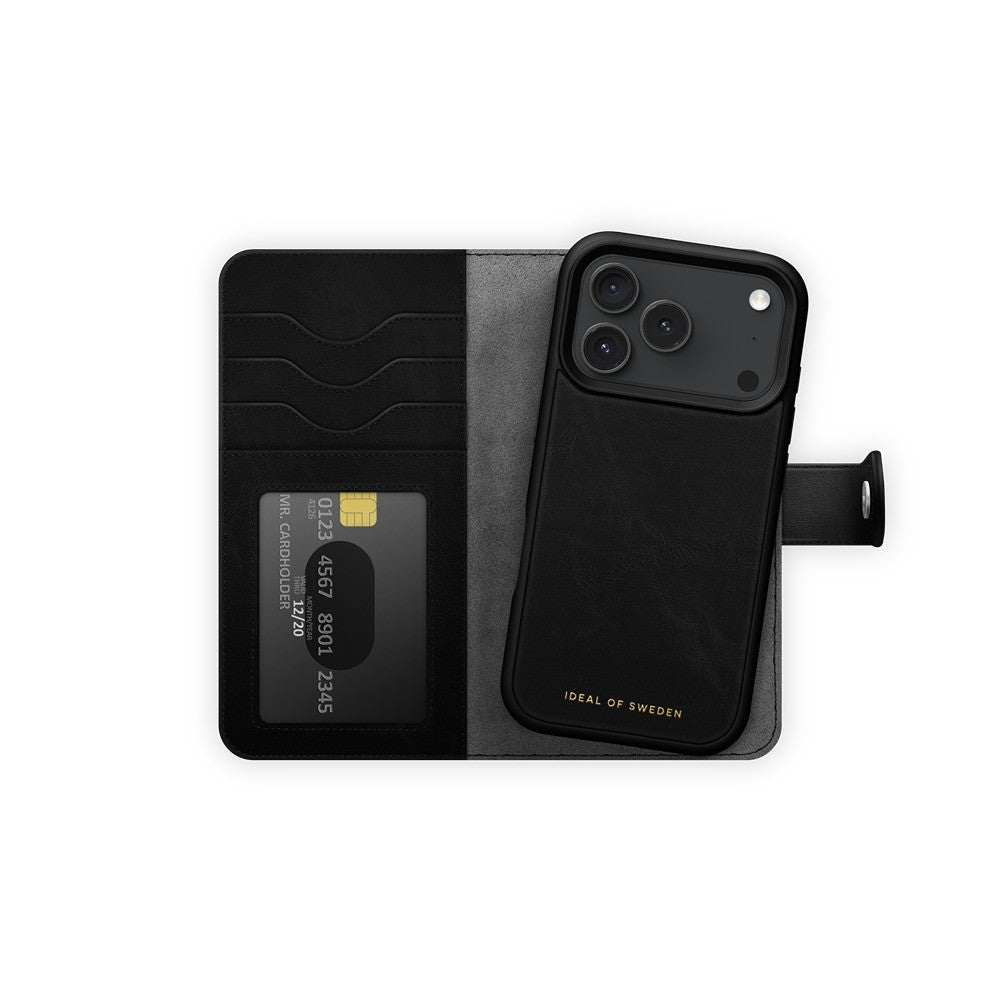 Ideal of Sweden iPhone 17 Pro/iPhone 18 Pro Etui Magnet Wallet+ MagSafe Svart