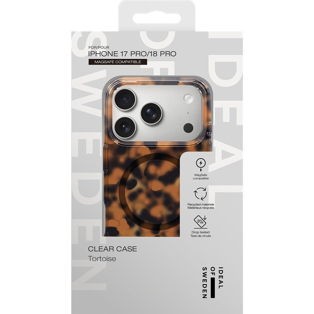 Ideal of Sweden iPhone 17 Pro/iPhone 18 Pro Deksel Klar Case MagSafe Tortoise