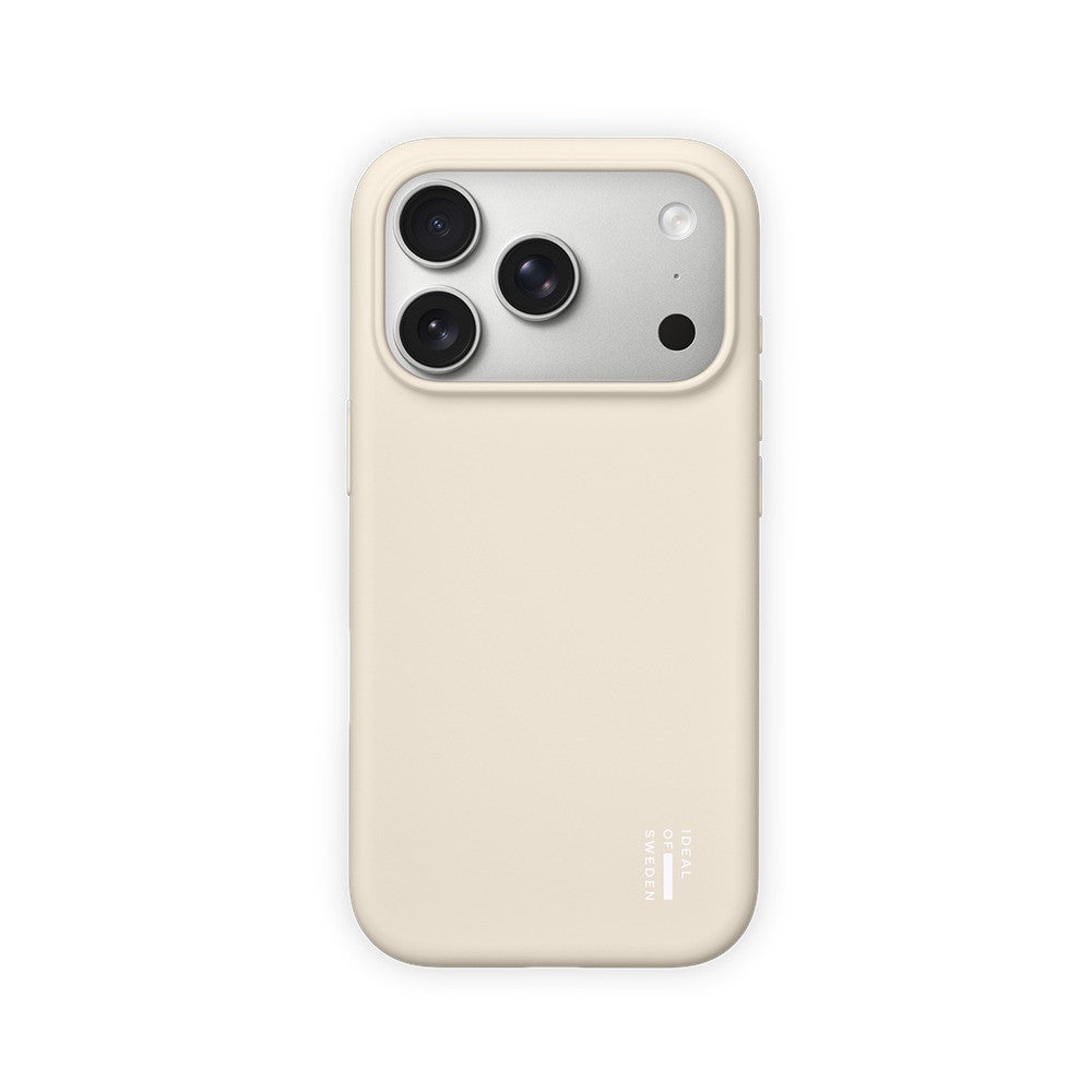 Ideal of Sweden iPhone 17 Pro/iPhone 18 Pro Deksel i silikon med MagSafe Cloud Dancer