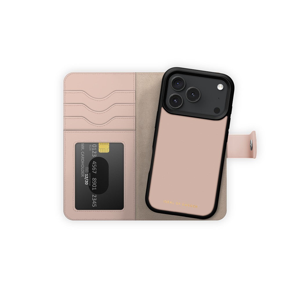 Ideal of Sweden iPhone 17 Pro Max/iPhone 18 Pro Max Etui Magnet Wallet+ MagSafe Rosa