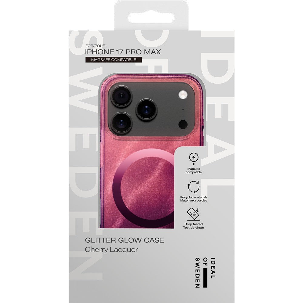 Ideal of Sweden iPhone 17 Pro Max/iPhone 18 Pro Max Deksel Klar Case MagSafe Cherry Lacquer