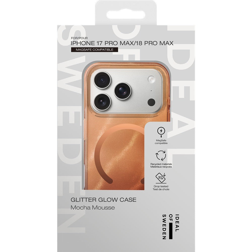 Ideal of Sweden iPhone 17 Pro Max/iPhone 18 Pro Max Deksel Clear Case MagSafe Mocha Mousse