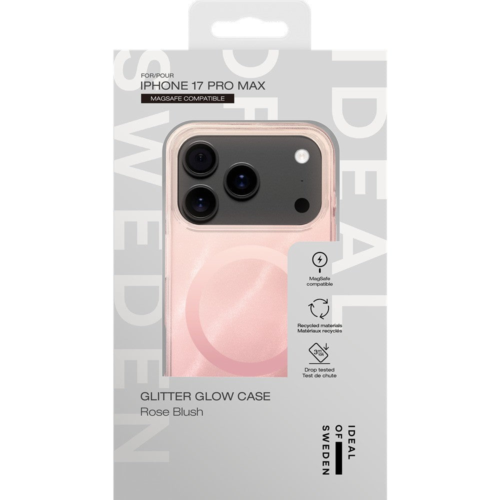 Ideal of Sweden iPhone 17 Pro Max/iPhone 18 Pro Max Deksel Clear Case MagSafe Rose Blush