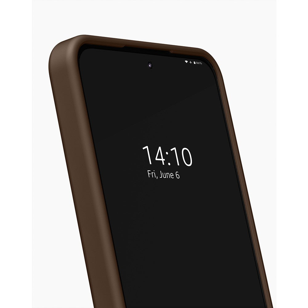 Ideal of Sweden Samsung Galaxy A37 Deksel Silicone Case MagSafe Mocha Mousse