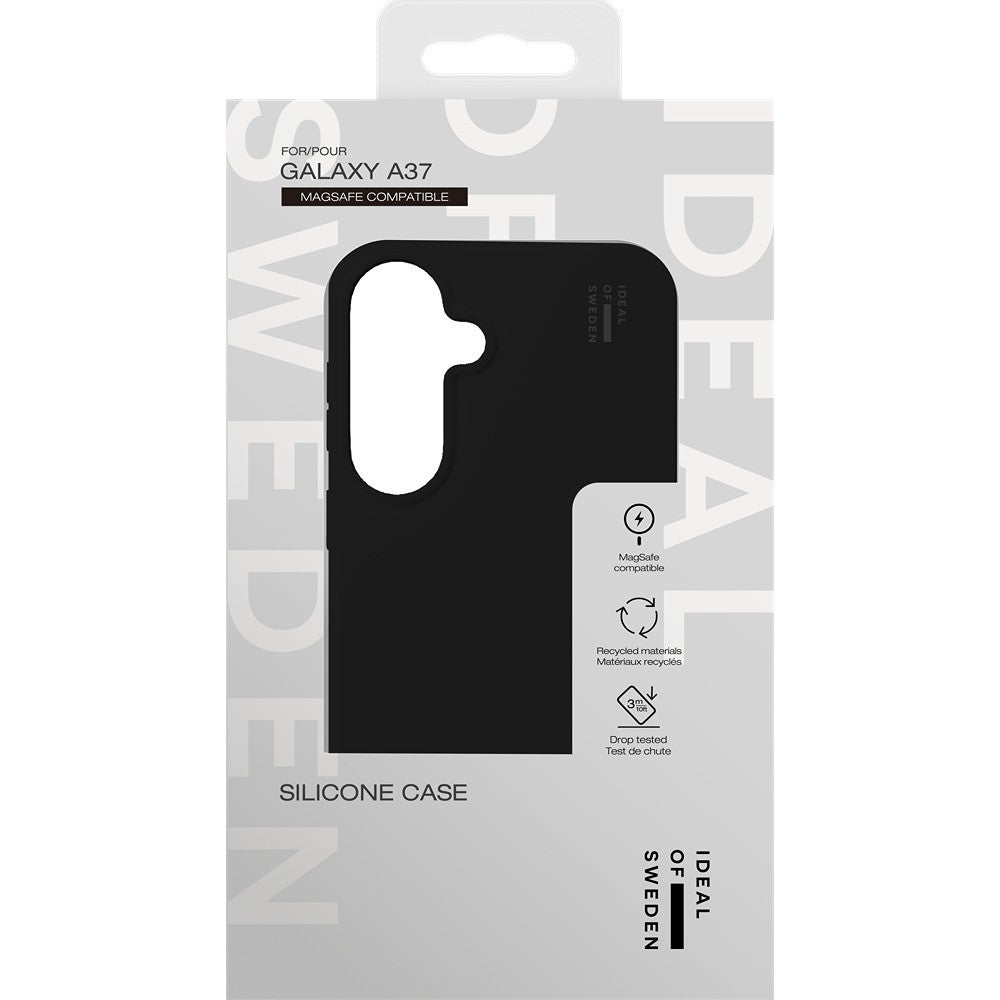 Ideal of Sweden Samsung Galaxy A37 Deksel Silicone Case MagSafe Svart