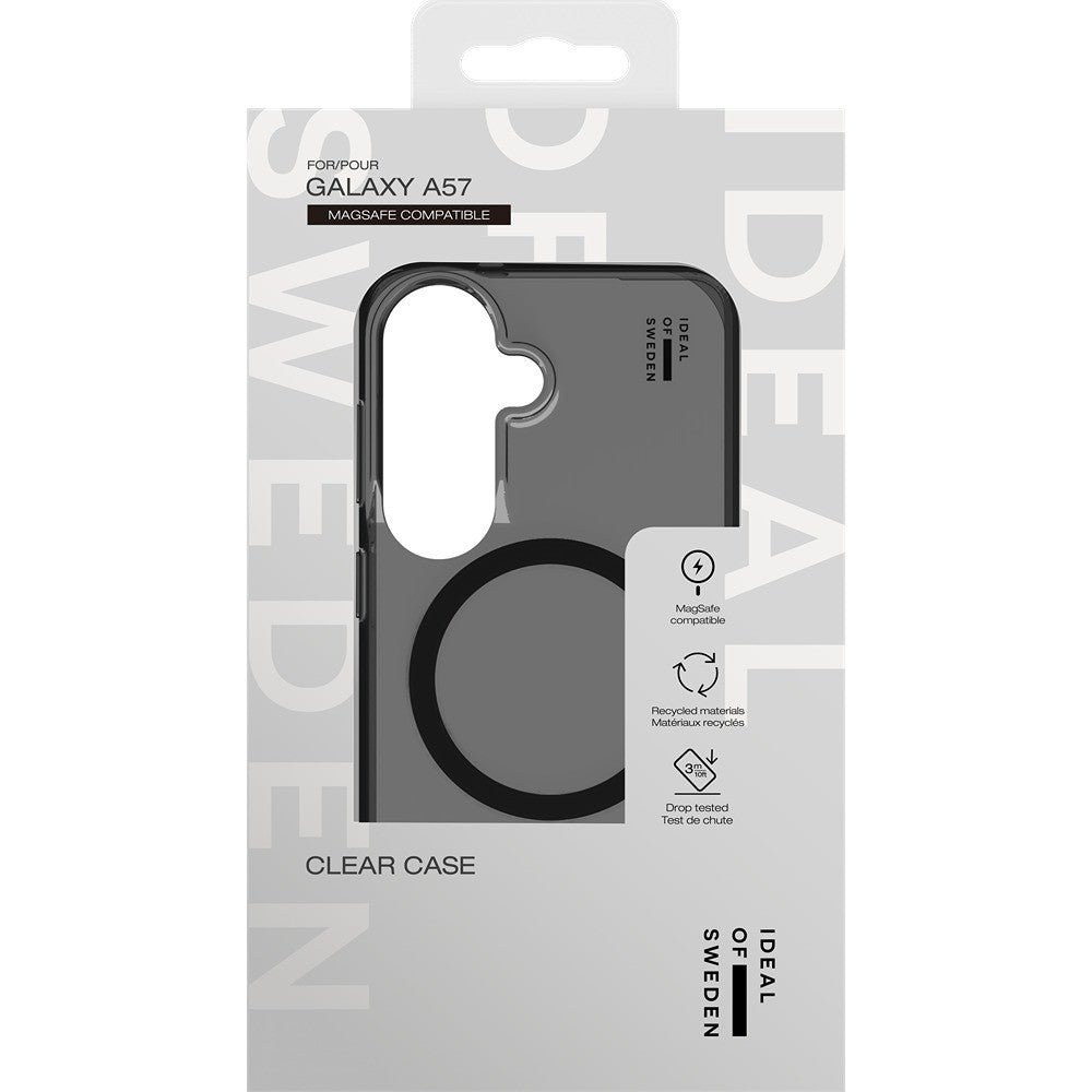 Ideal of Sweden Samsung Galaxy A57 Klar deksel med MagSafe Tinted Black